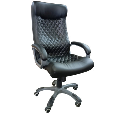 Босс Silver натуральная кожа Мадрас черная