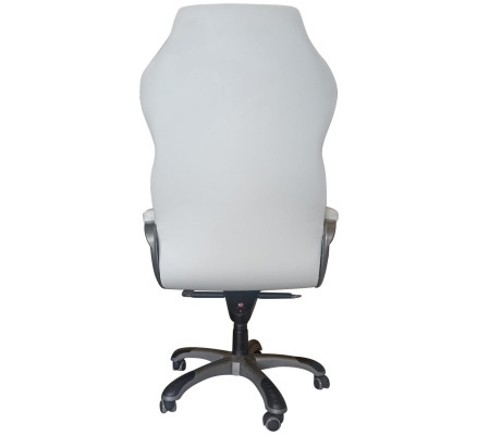 Идея Silver натуральная кожа Мадрас белая