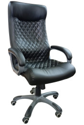 Босс Silver натуральная кожа Мадрас черная