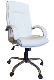 Q-8 хром s натуральная кожа Мадрас белая/топган